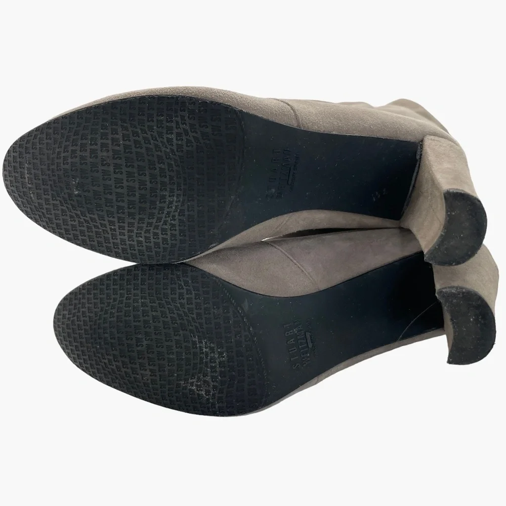 Stuart Weitzman Gray Suede Highland‎ Boot